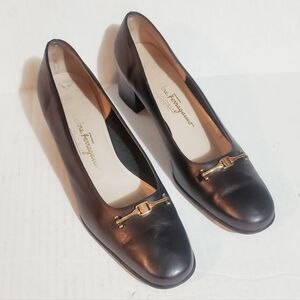 Salvatore Ferragamo  Leather Women’s Pumps Size 10